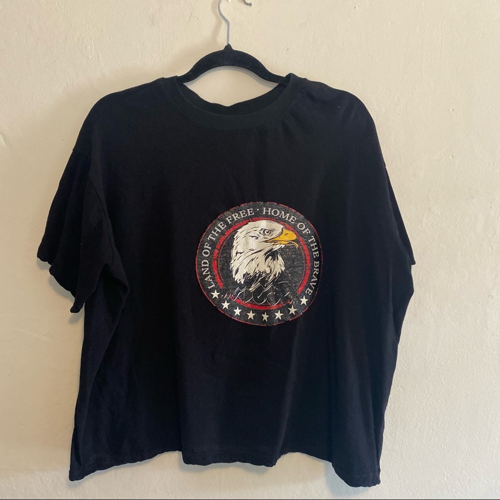 Boxy eagle shirt